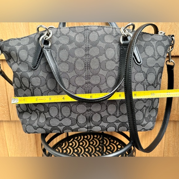 Coach Kelsey Monogram Canvas Purse - Picture 6 of 8